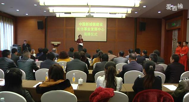 中国新城镇建设长治事业发展中心揭牌仪式